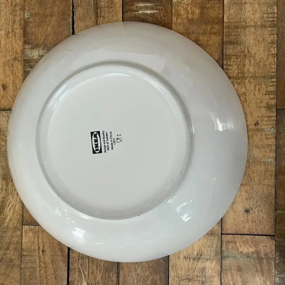 IKEA Off White Porcelain Serving Bowls 9